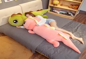 Giant Big Eyes Dinosaur Plush Toy Soft St Cartoon Dierlijke Doll Vriendin Slaapkussen Baby Kids Verjaardagsgeschenk 2204093056119