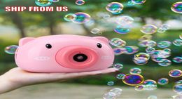Giant Bubble Cute Cartoon Pig Camera Baby Bubble Machine Outdoor Automatic Maker Cadeau voor Bath Kids Toys Party Stuff FY4099468643