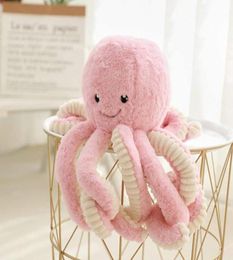 Octopus géant Animaux en peluche réalistes câlins en peluche mous