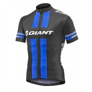 Giant Pro Team Homme Cyclisme à manches courtes Jersey Road Shirts Chemises à vélos Tops de vélo Respirant Sports de plein air Maillot S21042312