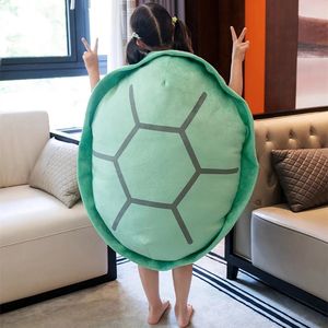 Jouets en coquille de tortue géante, vêtements en peluche doux pour dormir, coussin, jeu de Cosplay amusant, cadeau pour enfants, 240202