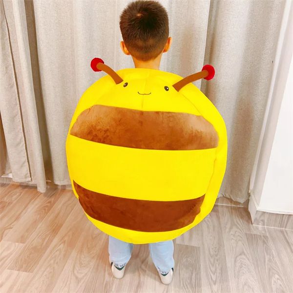 Jouet en peluche géant portable en forme de coquille d'abeille pour enfants, jouets amusants pour parents adultes, animaux en peluche, sac de couchage pour enfants, coussin d'oreiller 240202