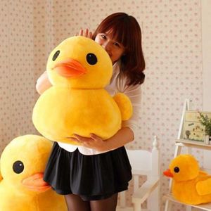 Canard jaune géant en peluche, animaux en peluche, poupée douce, simulation de canards entiers, cadeau de noël pour enfants 15 25 40 60cm324m