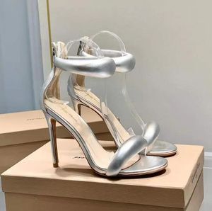 Gianvito Rossi Sandals Stiletto talons sandales chaussures robes talon pour les femmes de luxe d'été sandales de pied à talons
