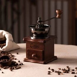 Gianxi Coffee Grinder Classical Retro Manual Maker Maker Professional Barista Cadrees accessoires 240509