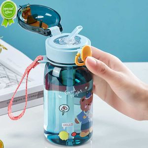 GIANXI Kids Water Sippy Cup With Straw Cartoon Leakproof Water Bottles Outdoor Portable Drink Bottle Children's Lovely Cup