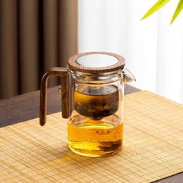GIANXI Matcha ensemble avec poignée ménage filtre verre tasse travail loisirs théière café articles à thé café et thé vaisselle 240220