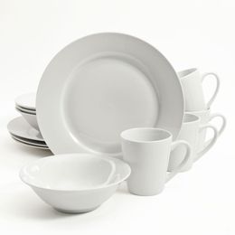 Gibson Noble Court 12 -delige servies set, wit