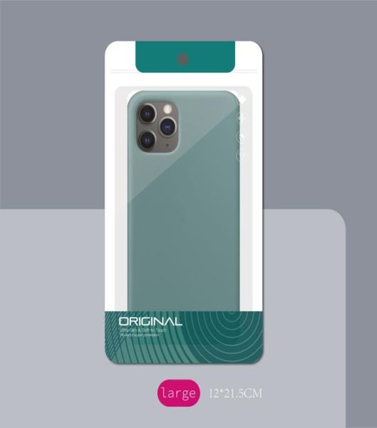 Bolsa de regalo para la cubierta telefónica para iPhone 6 6s Plus 11 11 Bolsa de embalaje personalizada Promax para la cubierta de la portada del iPhone4320706