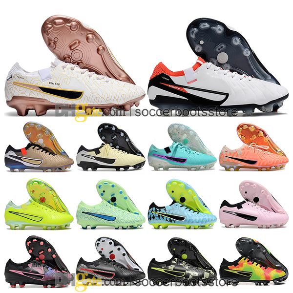 Bolsa de regalo Niños Top Botas de fútbol Tiempos 10 ELITE FG CLATS NEMAR ACC Legends X Boy Girl Soccer Zapatos Athletic Atletic Outdoor Botas de Futbol