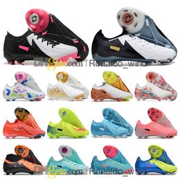 Geschenktas Heren Hoge enkel Voetballaarzen Phantoms Luna Elite FG Firm Ground Cleats Neymar Acc GX II Ghost Soccer Shoes Tops Outdoor Trainers Botas de Futbol