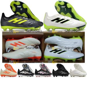 Cadeautas Kwaliteit Voetbalschoenen Copa Pure.1 FG Voetbalschoenen Stevige Grond Heren Zacht Leer Comfortabel Lenige Voetbalschoenen Outdoor Training Botas De Futbol Maat US 6.5-11