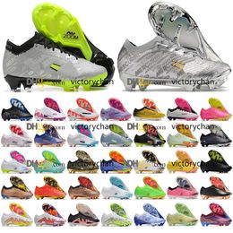 Sac-cadeau Qualité Boots de football de football Zoom Mercurials Vapores 15 Elite FG Acc talit chaussures Mens Outdoor CR7 Ronaldo MBAPE TRACHER