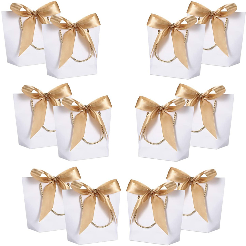 5 Farben Geschenk-Boutique-Taschen, modische Papiertüte, Kleidungsverpackung für Geburtstag, Hochzeit, Abschlussfeier, Geschenkverpackung