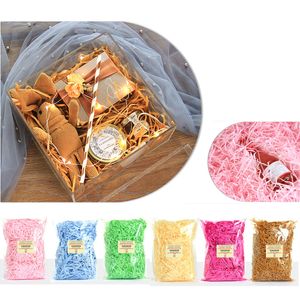 Geschenkdoos kleur versnipperd papier snoep rode wijn geschenkdoos verpakking vulmiddel versnipperd papier zijde vakantie bruiloft cadeau verpakking XD22679