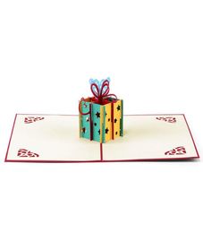 Boîte-cadeau Star 3D pop-up Cartes de vœux faits à la main anniversaire carte merci pour enfants enfants festifs fournitures 8836306