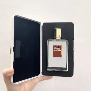 Coffrets cadeaux Parfum femme EDP Spray Jonquille en verre noir et blanc 50ml Fragrances Jasmine lady Long Lasting Time bonne senteur bateau rapide