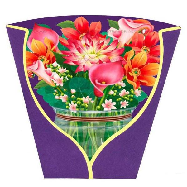 Cartes-cadeaux Vacances Cadeau Bénédiction Carte De Voeux 3d Fête Des Mères En Trois Dimensions Poignée Bouquet Fleurs Sculptées Fivecolor Saint Valentin Z0310