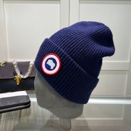 Cadeau de créateur, écharpe de mode, chapeau d'oie, bonnet d'hiver, chaud tricoté, Protection des oreilles, tempérament décontracté, casquette froide, Ski C