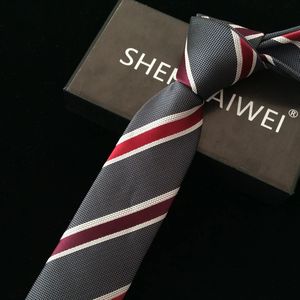Cadeau pour mari de haute qualité 6 cm Stripe de cou à coup de cou mariage Floral Gravata Slim Ties for Men Neckties Dot Man Accessories 240314