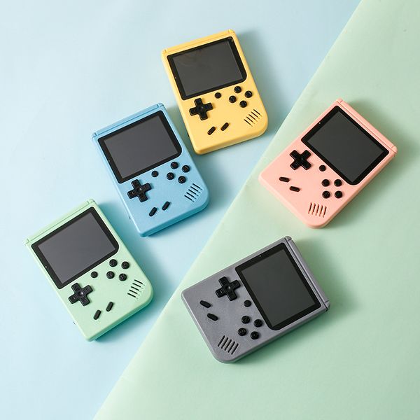 Console de jeu Macaron portable, lecteur de jeu vidéo rétro, peut stocker 800 jeux en 1, 8 bits, berceau LCD coloré de 3.0 pouces, cadeau