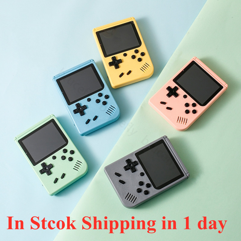 Prezent Macaron Portable Retro Handheld Console Player 3,0 -calowy kolorowy ekran TFT 500in 1 Pocket Game Player