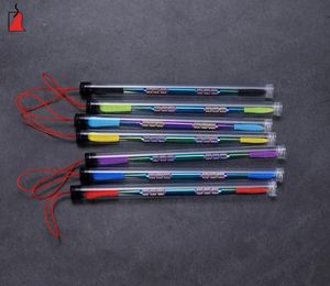 Herramientas Dabber de cera de regalos con punta de silicona Color Rainbow Color 120 mm Herramienta seca Vaporizador Pen para vaporizador para fumar tabaco conta6620253