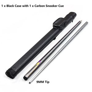 Ensemble cadeau de fournisseur de billard professionnel Carbon 2pc Pool Snooker Cue avec kit de boîtier 240325