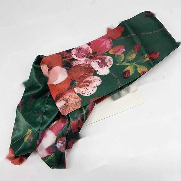 Gift Silk Designerheadband Box Packaging Accessoires DesignerHair pour design de haute qualité Floral Band Floral Slik Tropical Head Wraps 5587