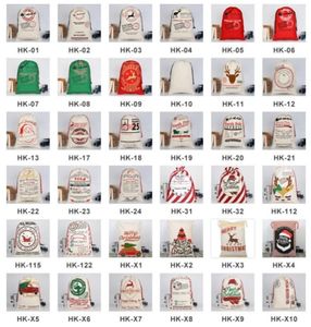 Cadeau met kerst drawstring Santa Sacks Candy Cookie Storage Large Bag Xmas Tree Ornament Festival Decoration FY4249 JY29