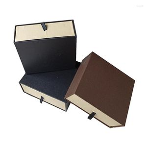 Emballage cadeau 1/2/5 pièces boîtes de configuration rigides boîte d'emballage de ceinture de luxe Premier qualité tiroir coulissant emballage en carton carré