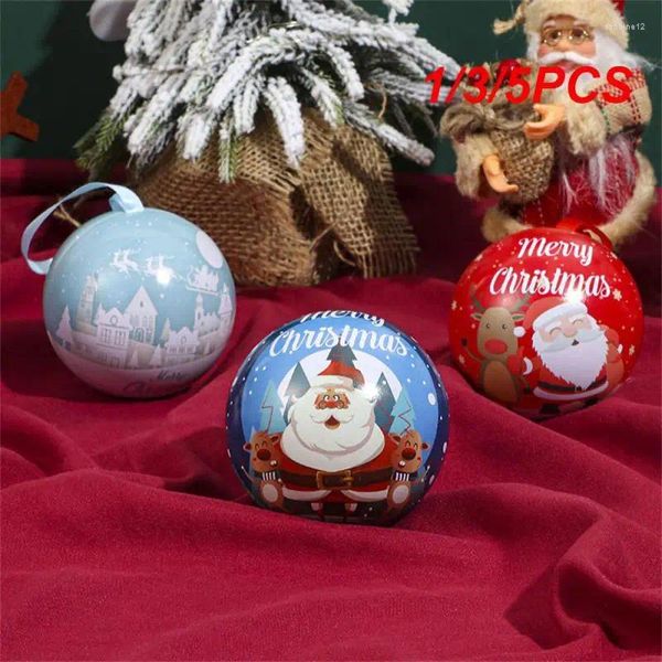 Envoltura de regalo 1/3/5PCS Caja de dulces Hecho a mano Regalable Encantador Funcional Almacenamiento festivo Árbol de Navidad Decorativo Único