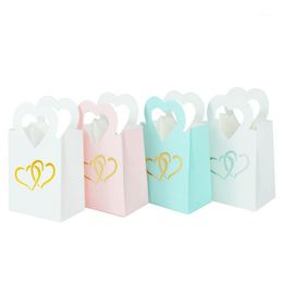 Geschenkwikkeling 10/20 stcs European Candy Bag Baby shower bruiloft Gunsten Verpakkingsdozen Tassen Verjaardagsfeestje Decor Kerstvoorraden