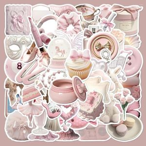 Geschenkwikkeling 10/30/50 stks Kawaii Pink Cartoon Stickers Aesthetiek Leuk