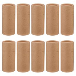 Emballage cadeau 10 pcs emballage papier distributeur de thé boîtes de tube en carton organisateur couvercle table coureur bouteille de parfum emballage