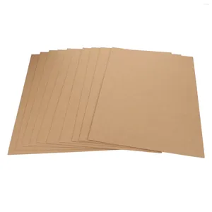Cadeau cadeau 10 feuilles de papier de marqueur de carte de peinture vierge papier de cartes de voeux papier pour