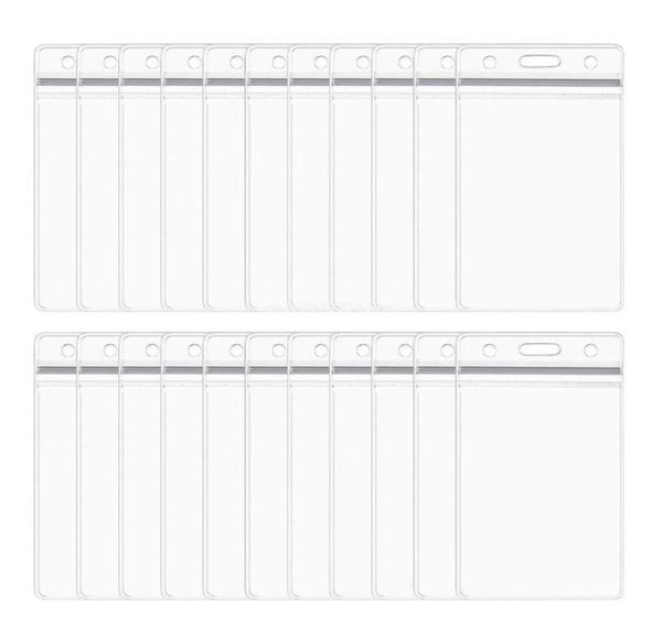 Enveloppe-cadeau 100 PCS Clear Plastic Name Name Tag Badge ID Carte Carte Dopship4178773