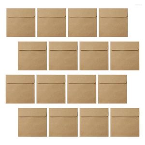 Cadeau cadeau 100 pcs enveloppe kraft cartes minuscules paquets sac de notes vierges enveloppes sacs clés enveloppes en papier mini