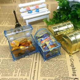Emballage cadeau 100 pièces coffre au trésor boîte à bonbons bijoux bibelot Pirate stockage organisateur cas faveur de mariage
