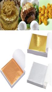 Geschenkwikkeling 100 vellen Crafts Gold Foly Paper 99cm Leaf voor vergulden Funituurlijnen Standbeeld Art Decoratie Epoxy Wallpaper 20212372810