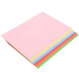 Cadeau cadeau 100 feuilles de papier d'impression pliable décoratif pliant bricolage origami papiers colorés pour les amis artisanaux décorer