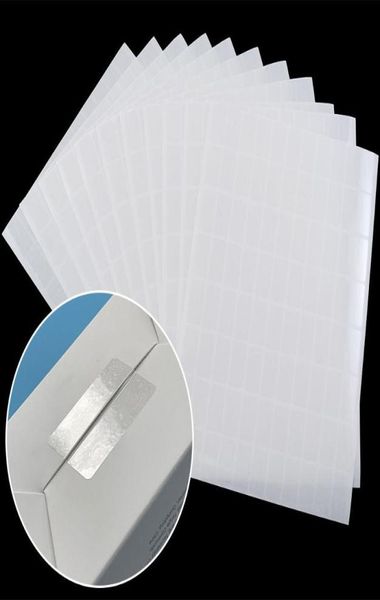 Enveloppe-cadeau 1000pcs Fichier PVC transparent Scellant autocollant clair auto-adhésif étiquette étanche de la boîte d'emballage d'emballage autocollants