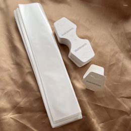 Geschenkomwikkel 100 van Cellofaan Top Open Bag Juwelier Pen Ketting Verpakking Plastic Clear Pouches Groothandel