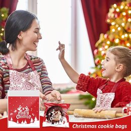 Gift Wrap 100pcs Chocolate Packing Pack Multipurpose Zelfafstandige kerstboom Candy Bag Xmas Sweety Organisers Festival Geschenken