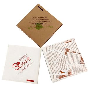 Cadeaupapier 100 stuks Voedsel Oliebestendige papieren zak Sandwich Donut Brood Bakaccessoires Zakken voor verpakking