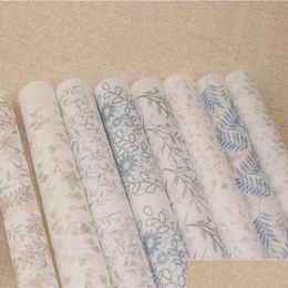 Gift Wrap 100 Stks/partij Handgemaakte Zeep Papier Wrapper Doorschijnende Wax Tissue Customzied H1231 Drop Levering Thuis Tuin Feestelijke Party Sup Dhqny