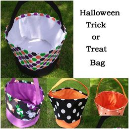 Geschenkwikkeling 100 van de lot Personaliseer Halloween Bucket Kids Trick or Treat Storage Bag Pumpkin Basket Candy Bags 2021 Drop Delivery Home DHPLF