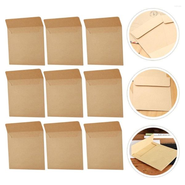 Emballage cadeau 100 pièces Kit de papier d'invitation de mariage petits paquets enveloppes de pièces cartes minuscules