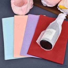 Geschenkwikkeling 100Sheets/Pack A4/A5 Liner Tissue Paper voor kleding shirt schoenen Diy Handmade A4 doorschijnende wijnverpakkingen Geschenkverpakking R230814