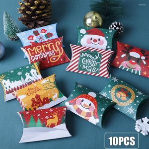 Enveloppe cadeau 10pcs Boîte de Noël Boîte de Noël Forme